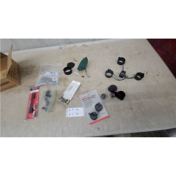 Redfield Solid Steel Rotary Dovetail Base JR99-R, Tasco 32mm Haze Filter Caps, and More