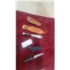 Image 1 : Two Fixed-Blade Knives with Leather Sheaths, Hunting Knife and Tactical Dagger and More