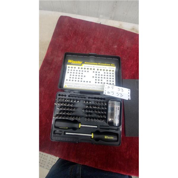 Wheeler Engineering 89-Piece Professional Gunsmithing Screwdriver Set