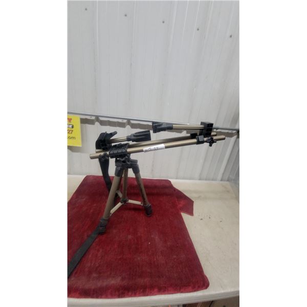 Cabela's Double Barrel Shooting Rest with Adjustable Tripod and V-Shaped Clamps