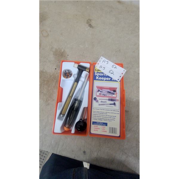 Lyman Sportsman's Keeper Kit with Brass Tapper Hammer, Screwdrivers, and More