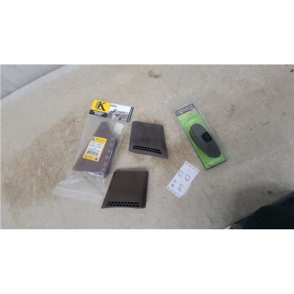 LimbSaver Precision-Fit Recoil Pad Model 10007, Triple K Leather Cheek Piece, and More