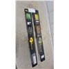 Image 1 : Two Boxes Gold Tip Smart Carbon Arrows, 500 Spine, 1 Dozen Each, Black and Wood Grain