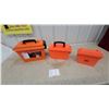 Image 1 : Three Orange Sportsman's Dry Boxes Including MTM Case-Gard and Bass Pro Shops