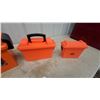 Image 3 : Three Orange Sportsman's Dry Boxes Including MTM Case-Gard and Bass Pro Shops