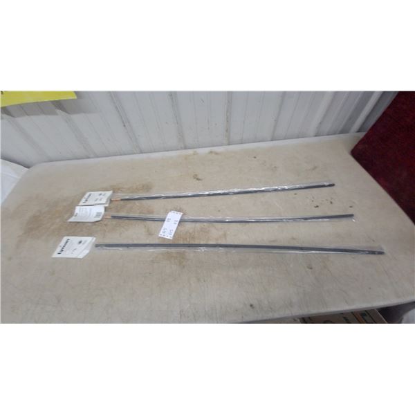 Three Lyman Universal Ramrods, Item No. 6030950, Fiberglass, in Original Packaging