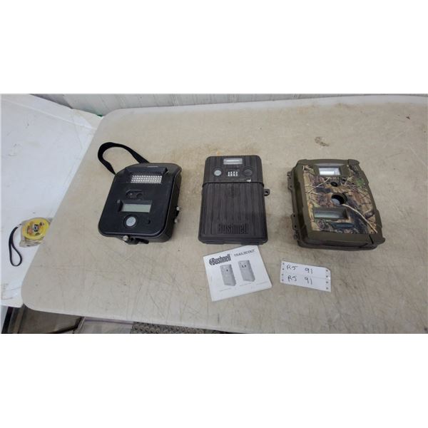 Bushnell Trail Scout and Trail Cameras with Moultrie Camo Trail Camera, Manual Included