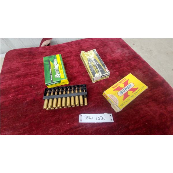 .308 Winchester Ammunition: Remington Core-Lokt, Winchester Super X Silvertip, Imperial 49 Rounds.