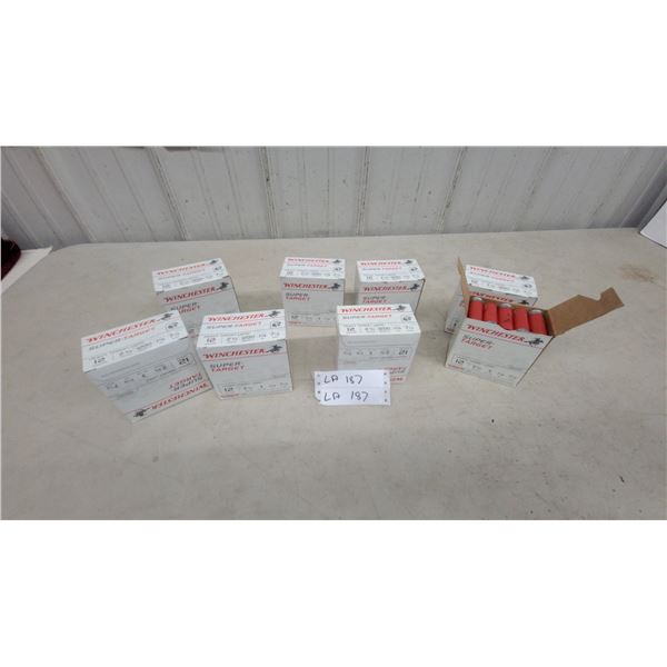 Winchester Super-Target 12 Gauge 2 3/4" 1 1/8 Ounce 7 1/2 Shot Heavy Target Load Shells 195x Rounds