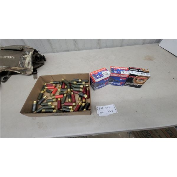 Challenger 12-Gauge Magnum 2 3/4" Steel Shotgun Shells, 125 Rounds of Ammo.