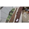 Image 3 : Three Soft Gun Cases: Brown Canvas, Tan Canvas with Leather Accents, and Camouflage