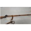Image 4 : Replica Flintlock Long Rifle with Brass Inlay, Leather Wrap, and Carrying Strap 52" Long Decortive