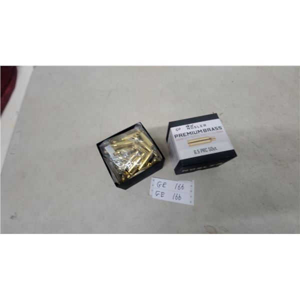 Nosler Premium Brass 6.5 PRC Rifle Casings, 50 Count, Fully Prepped Ready to Load.