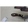 Image 3 : Grohmann D.H. Russell Original Belt Knife with Leather Sheath 10" and Lockback Buck Folding Knife