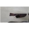 Image 4 : Grohmann D.H. Russell Original Belt Knife with Leather Sheath 10" and Lockback Buck Folding Knife