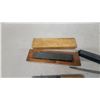 Image 4 : Vintage Fixed-Blade Butcher Knives, Sharpening Stone in Wooden Case, Steel, and More