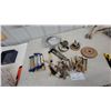 Image 1 : Lot of Gunsmith Tooling and Gun Cleaning Productand Engraving Tools with Cleaning Rod, .26 Caliber