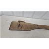 Image 3 : Brown Suede Leather Rifle/Shotgun Case with Carrying Handle and Buckle Straps