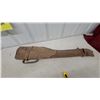 Image 4 : Brown Suede Leather Rifle/Shotgun Case with Carrying Handle and Buckle Straps