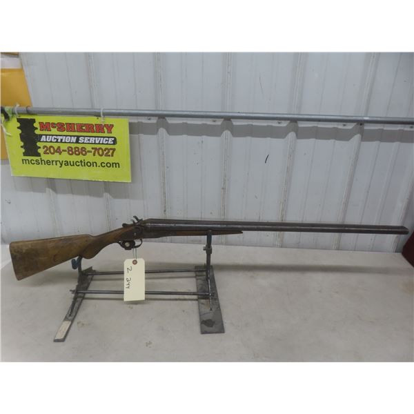 Auger Arms – 12 Gauge (2¾"), Double Barrel, 30" Barrel, S/N 6996, External Hammers