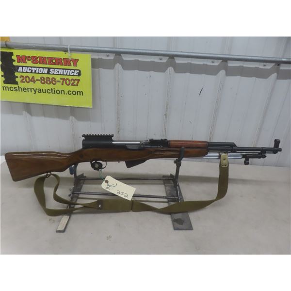 SKS Russian – 7.62×39, Semi-Auto, 20" Barrel, S/N A101491, Flip-Out Bayonet, Scope Rail