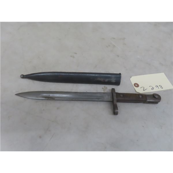 Enfield Bayonet – 15" Long, w/ Scabbard