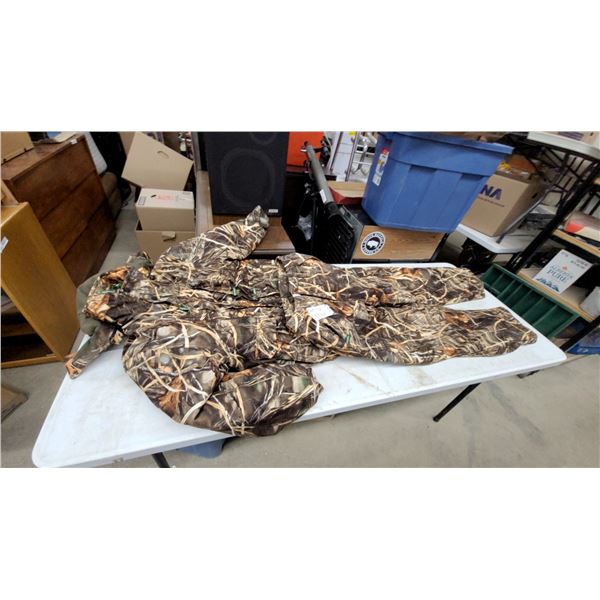 Realtree MAX-4 Camo Hunting Jacket and Pants Set, Size XL