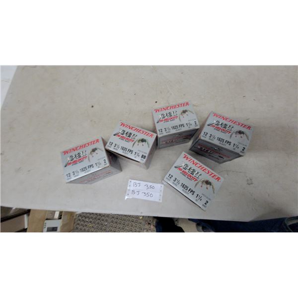 Winchester Xpert Hi-Velocity 12 Gauge Steel Shot Shells, No. 2 and BB, 123 Rounds