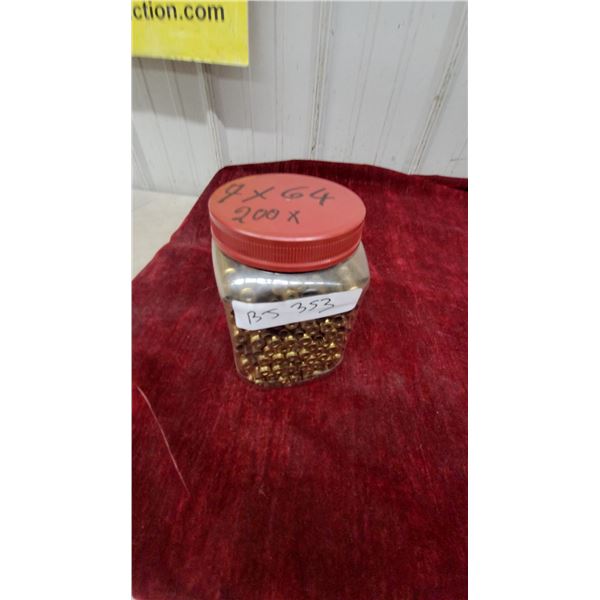 7x64 Brass Casings, 200 Pieces, for Reloading