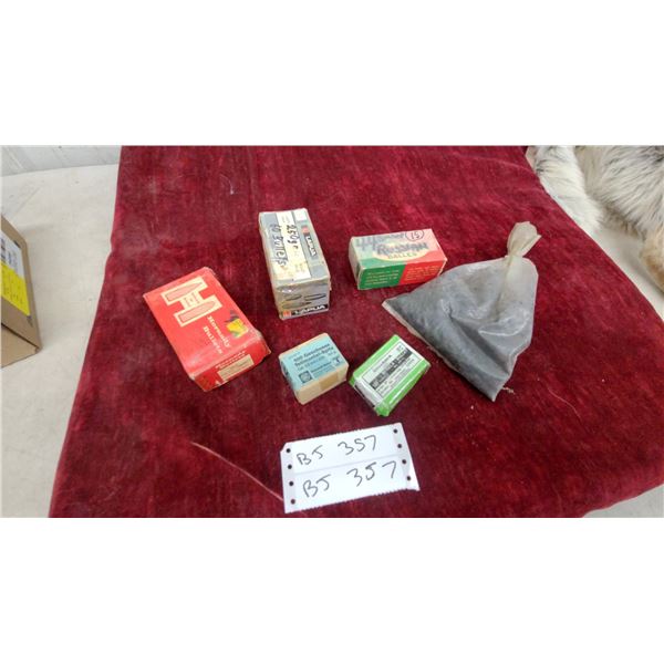 Assorted Reloading Bullets: Hornady, Hirtenberger, Lapua, and Sellier and Bellot