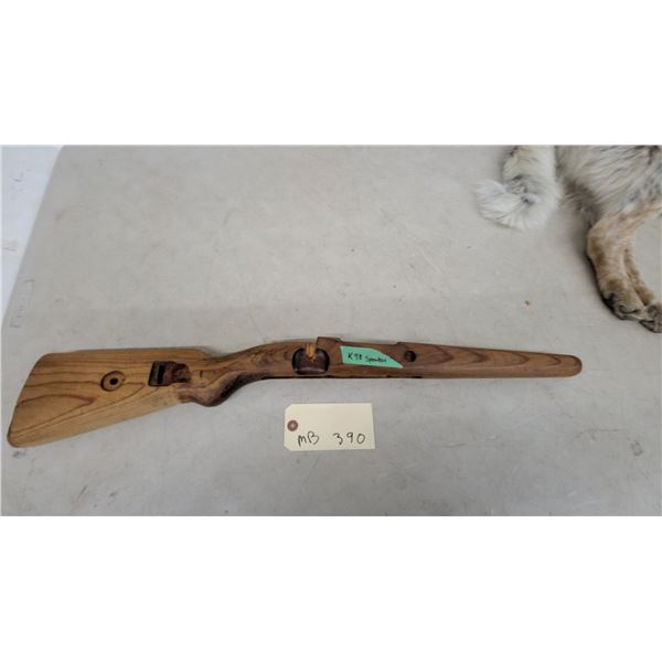 Sporterized Wooden Rifle Stock for Mauser K98