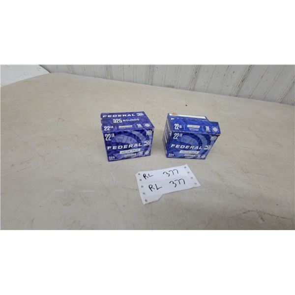 Federal Champion .22 LR 36-Grain Hollow Point, Two Boxes (650 Total)