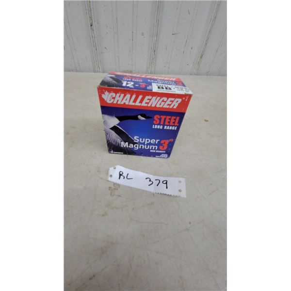 Challenger Super Magnum 12 Gauge 3" Steel BB Shotgun Shells, 25 Count