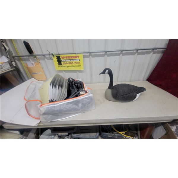 16 Canada Goose Hunting Decoys in Transport Bag