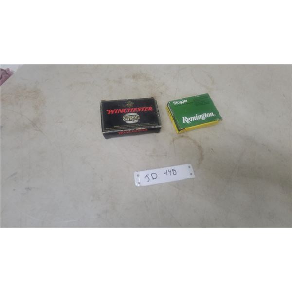 12 Gauge and 20 Gauge Buckshot and Slugs, 10 Rounds