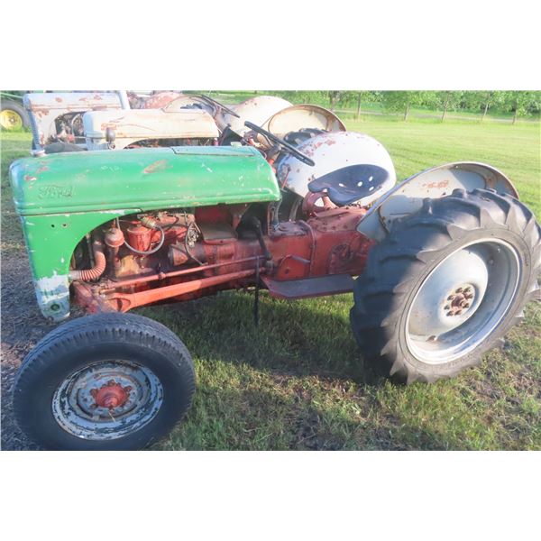 Ford 8N Gas Tractor, 4 Speed, 3PH, PTO, S/N 4013, Not Running-Needs Carburetor Repair