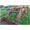 Image 3 : Demkiw Mfg. Front End Loader w/ 80" Bucket and Tractor Mounts off MF 185