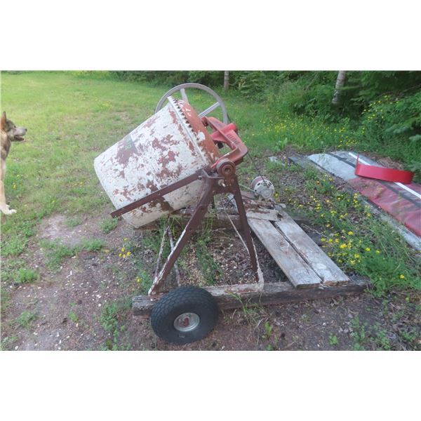 Cement Mixer w/ Electric Motor