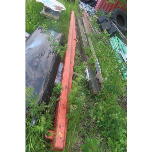 15' Lifting Beam, I-Beam 4" x 11' and Metal 6" x 6" x 8'