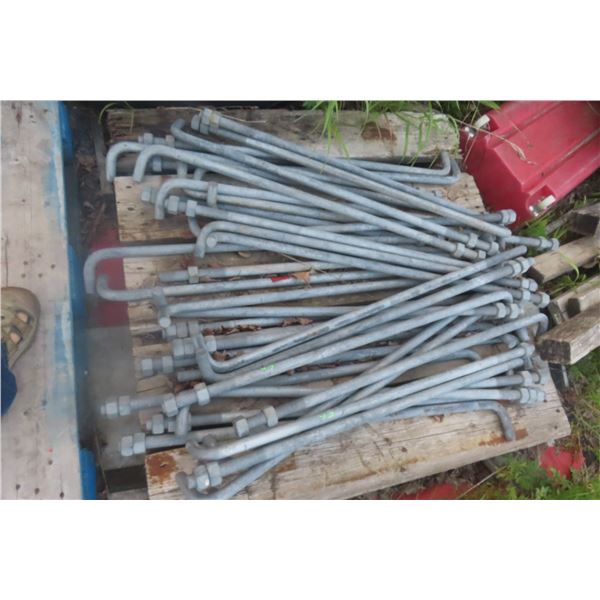 36 Tie-Down Anchor Pins, 1¼" x 36"