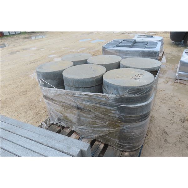54 Round Cement Pads, 16" Diameter × 3" Thick