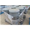 Image 4 : 54 Round Cement Pads, 16" Diameter × 3" Thick