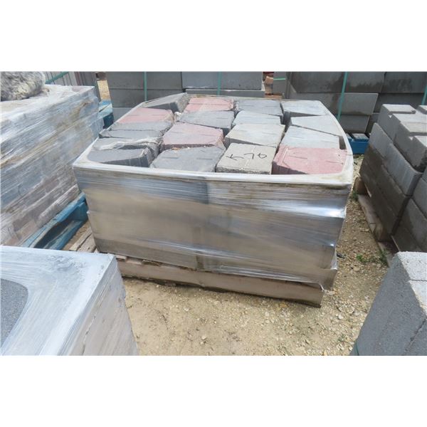 64 Patio Stones, 4" × 10" up to 11"