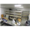 Image 1 : Warehouse Metal Shelving – 9 Uppers 12', 28 Cross Beams 8', Disassembled, w/ Hardware