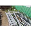 Image 5 : Warehouse Metal Shelving – 9 Uppers 12', 28 Cross Beams 8', Disassembled, w/ Hardware