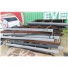 Image 6 : Warehouse Metal Shelving – 9 Uppers 12', 28 Cross Beams 8', Disassembled, w/ Hardware