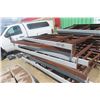 Image 8 : Warehouse Metal Shelving – 9 Uppers 12', 28 Cross Beams 8', Disassembled, w/ Hardware