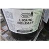 Image 4 : 5 x 5 Gallon Steel Pails of Liquid Release, Sealed