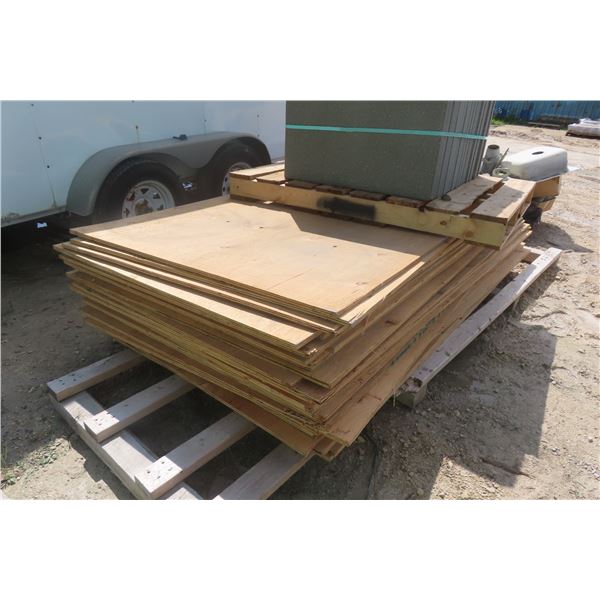 28 Sheets of ¾" Plywood, 4' × 8'