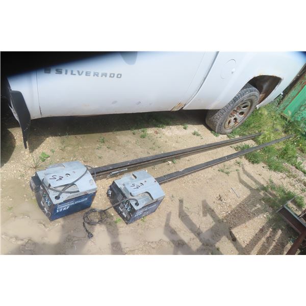 2 Overhead Door Openers, ½ HP